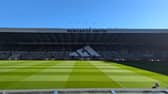 Newcastle United's St James' Park ahead of the Manchester City match. 
