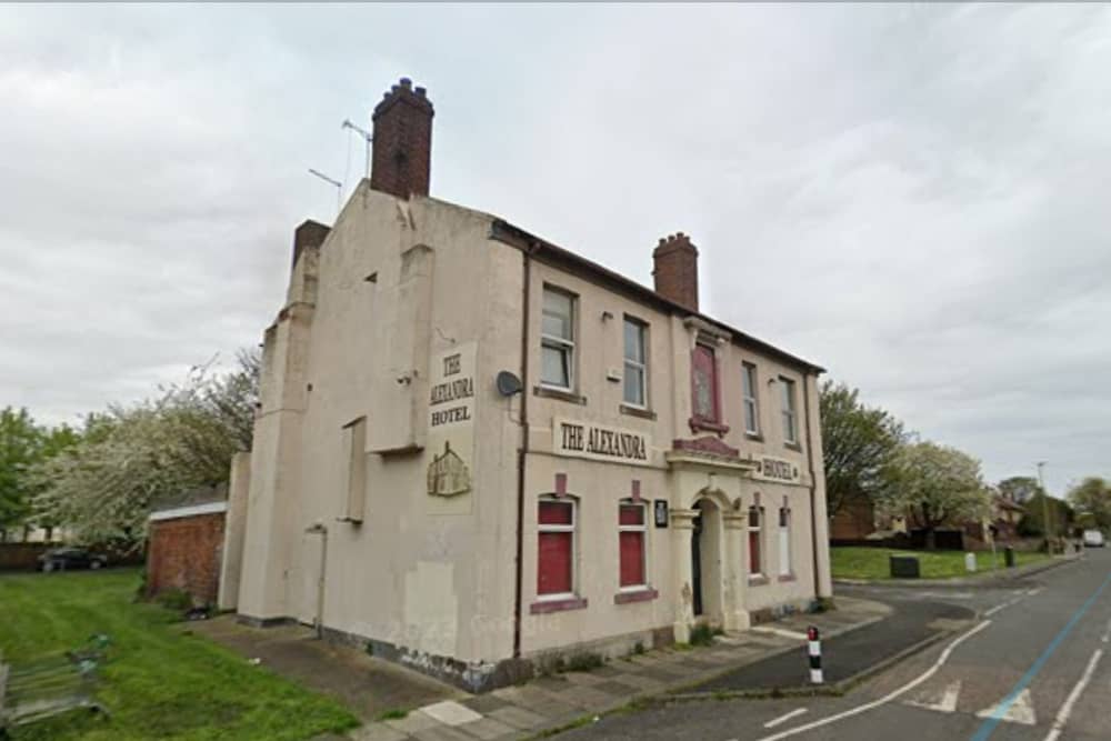Former Alexandra Hotel site in Jarrow.