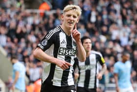 Newcastle United winger Anthony Gordon