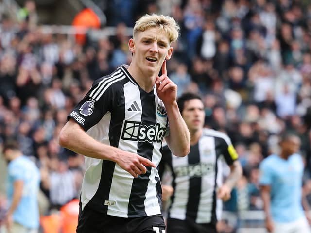 Newcastle United winger Anthony Gordon