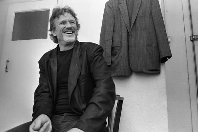 Kris Kristofferson whose 1970s film Convoy was on at The Crown in Jarrow.
