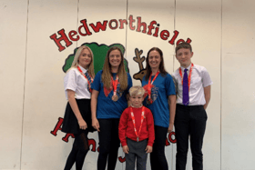 Hedworthfield Primary School have honoured a family after they raised more than £600 by taking on the 2024 Great North Run.