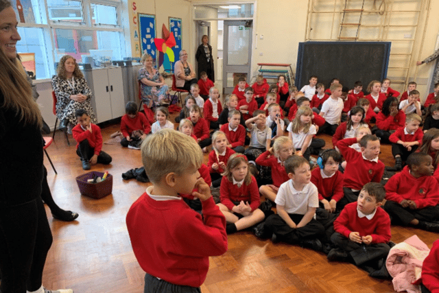 Hedworthfield Primary School held an assembly to honour the family for their fundraising efforts.