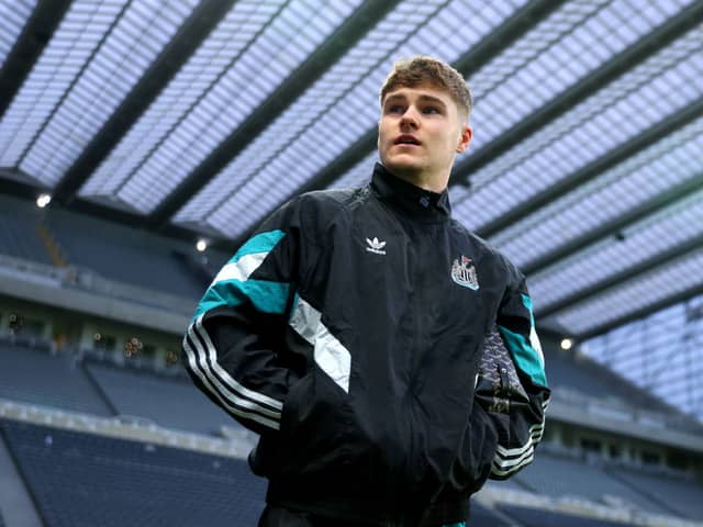 Newcastle United defender Alex Murphy. 
