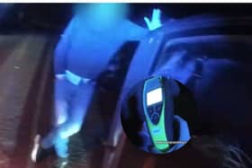 Luke Mills, 44, was almost three times over the legal limit for drink-driving when he crashed into a wall.