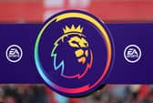 Detailed view of the Rainbow laces logo ahead of the Premier League match between Nottingham Forest and Liverpool FC at City Ground on October 22, 2022 in Nottingham, England. (Photo by Catherine Ivill/Getty Images)