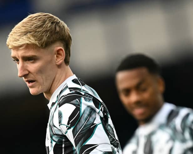 Newcastle United winger Anthony Gordon