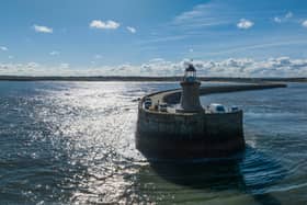 Restoration work to South Shields' South Pier and lighthouse has taken a major step forward.