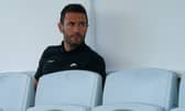 Hugo Viana of Sporting CP before the start of the Pre-Season Friendly match between Sporting CP and KRC Genk at Estadio Algarve on July 19, 2023 in Faro, Portugal.  (Photo by Gualter Fatia/Getty Images)