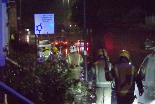 Emergency services were called to the scene on Tuesday evening (October 8).