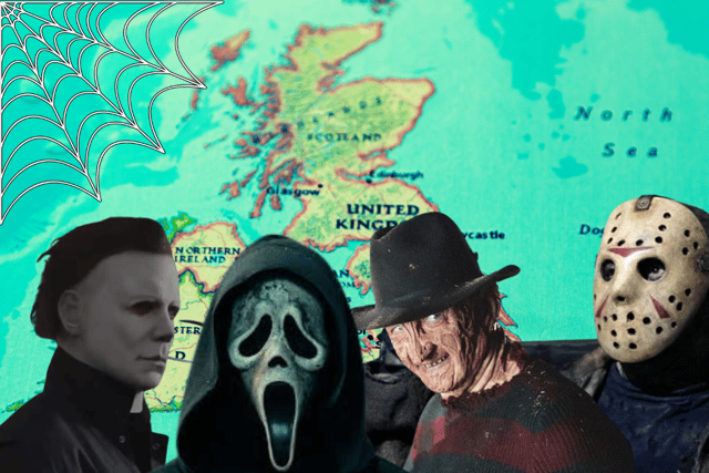 A OnePoll survey of 2,000 Brits has named who the country fears the most from the horror movie world - including which regions of the UK fear who the worst.