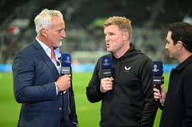 David Ginola and Eddie Howe