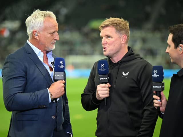 David Ginola and Eddie Howe. 