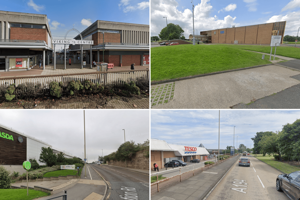 The most crime in South Tyneside was reported in and around these locations in August 2024.