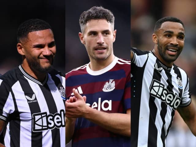 Jamaal Lascelles, Fabian Schar and Callum Wilson are all out of contract at the end of the season.