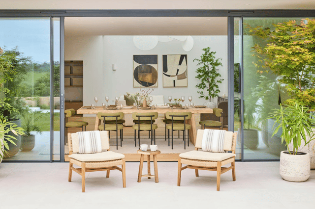 Stylish inside and out at the Devon house