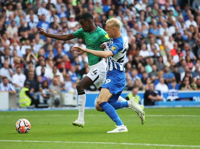 Brighton defender Jan Paul van Hecke has returned to training ahead of the clash with Newcastle United