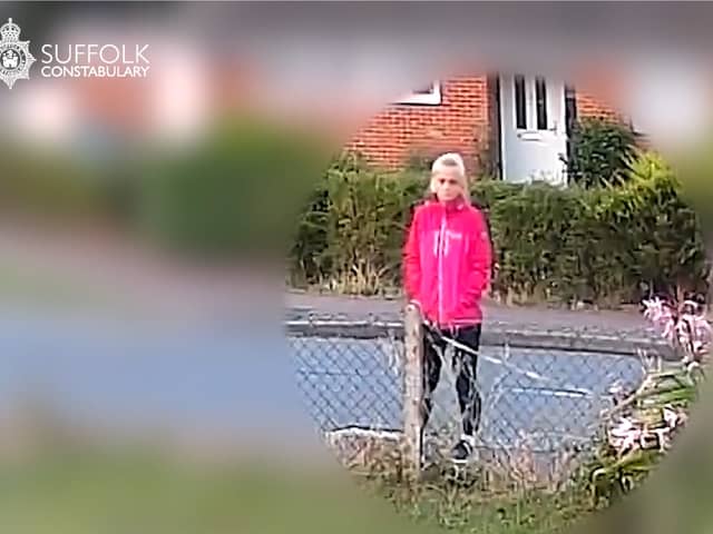Anita Rose walks dog before police believe she was murdered.