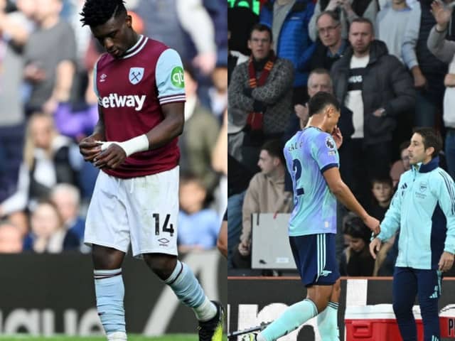 William Saliba and Mohammed Kudus are facing Premier League bans