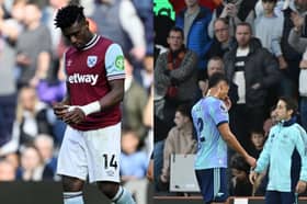 William Saliba and Mohammed Kudus are facing Premier League bans