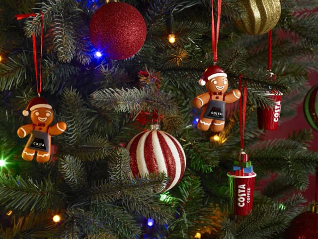 Costa Coffee unveils Christmas range - including festive ornaments and delicious drinks (Photo: Costa Coffee)