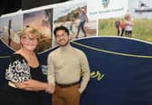 Leader of South Tyneside Council, Councillor Tracey Dixon is pictured with Yacub Ahmed, of South Tyneside Youth Parliament.