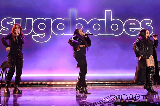 Mutya Buena, Siobhán Donaghy and Keisha Buchanan of the Sugababes.