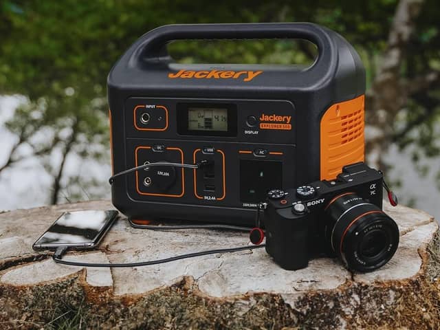 The Jackery Explorer 500 can charge all kinds of gadgets simultaneously