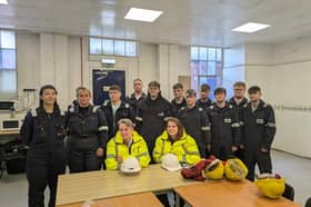 Minister for Employment Alison McGovern and Jarrow and Gateshead East MP Kate Osborne visit A&P's Hebburn shipbuilding site