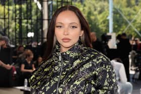 Jade Thirlwall attends the Off-White fashion show during the September 2024 New York Fashion Week on September 08, 2024 in New York City.