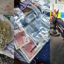 Images of the haul from South Tyneside, by Northumbria Police.