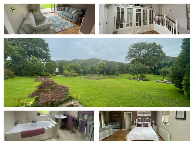 The Garden Suite at Fiddler Hall Barn, Newby Bridge, Lake District, a Sykes Cottages holiday home. Photos by Rochelle Barrand.