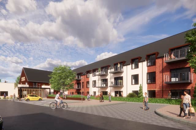 A CGI of how the Extra Care scheme could look in Hebburn.