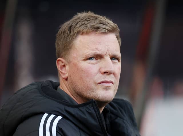 Newcastle United head coach Eddie Howe