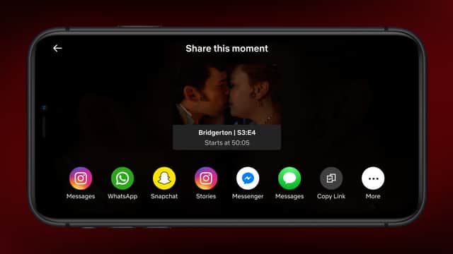 Netflix Moments feature in action. Photo: Netflix