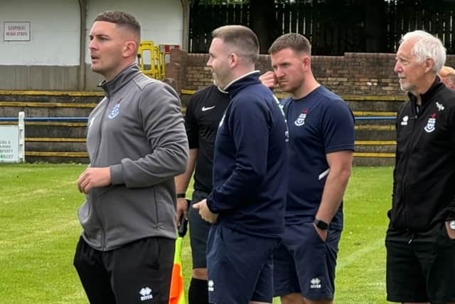 Jarrow manager Kennie Malia (photo Peter Franklin)