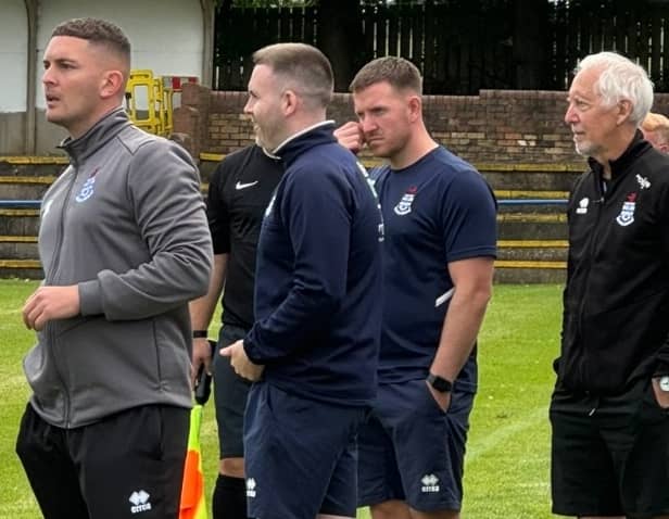 Jarrow manager Kennie Malia (photo Peter Franklin)