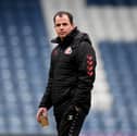 Sunderland head coach Régis Le Bris at Loftus Road for the game against QPR