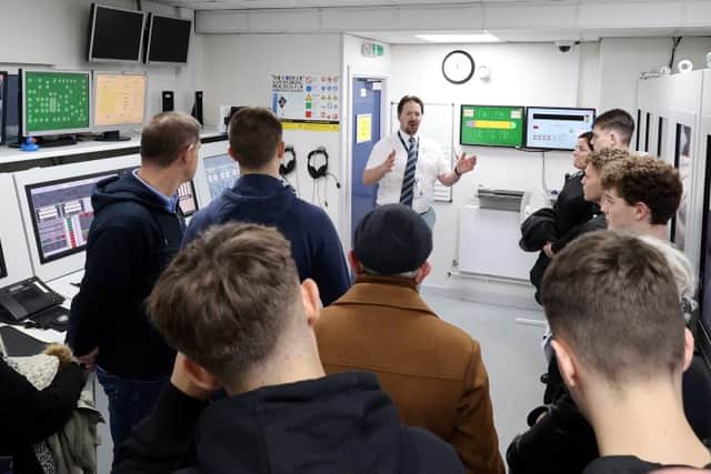 Youngsters were given a glimpse into what a career at sea could potentially be like.