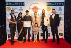 Namaste staff at the North East Bangladeshi Awards. 