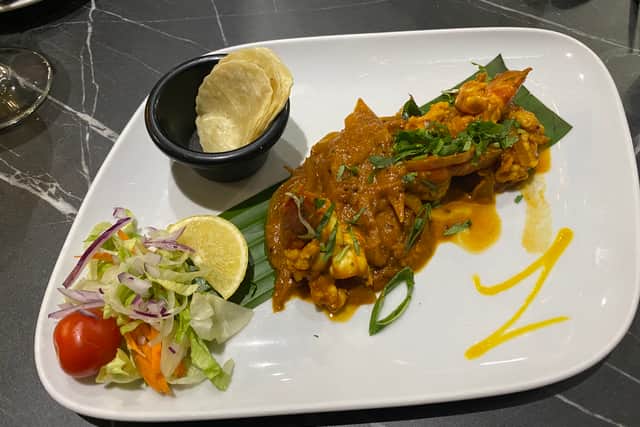 King Prawn Bhaji at Namaste, South Shields.