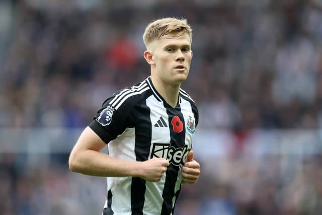 Newcastle United defender Lewis Hall