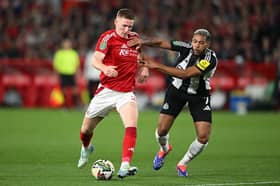 Elliot Anderson in action for Nottingham Forest against Newcastle United in August.