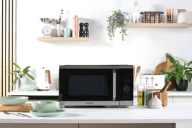The Salter Duowave is a great space-saving device
