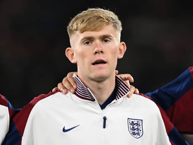Newcastle United defender Lewis Hall has been called up to the England squad