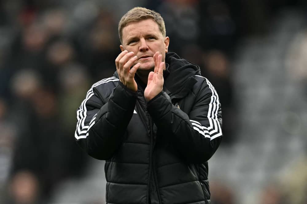 Newcastle United head coach Eddie Howe