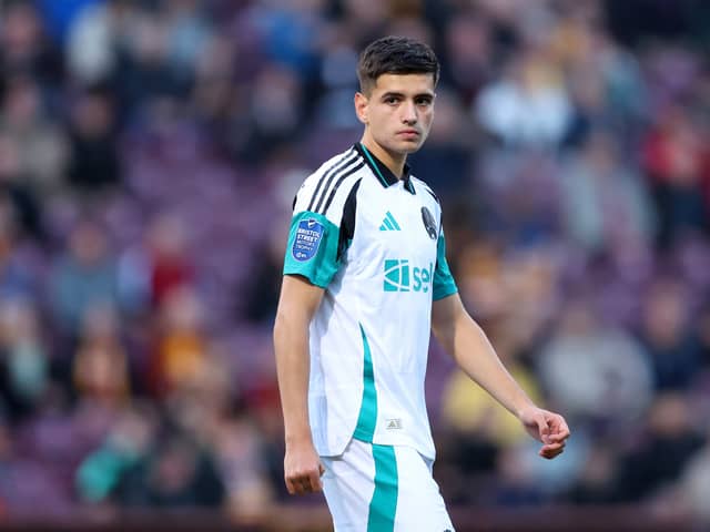 Newcastle United striker Ben Parkinson. 