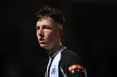 Newcastle United midfielder Joe White.