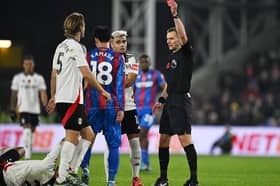 Crystal Palace's Daichi Kamada is set to miss the clash against Newcastle United after being sent off v Fulham