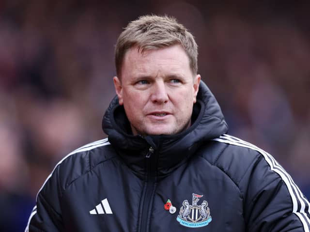 Newcastle United head coach Eddie Howe